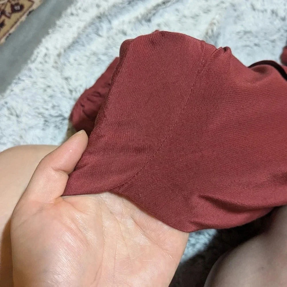 TOAST UK Red Dress Midi Maxi Ruffle Long Sleeve Size UK 6 US 2 Long Sleeve - Picture 11 of 11